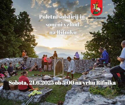 Poletni solsticij in sončni vzhod na Rifniku 2025